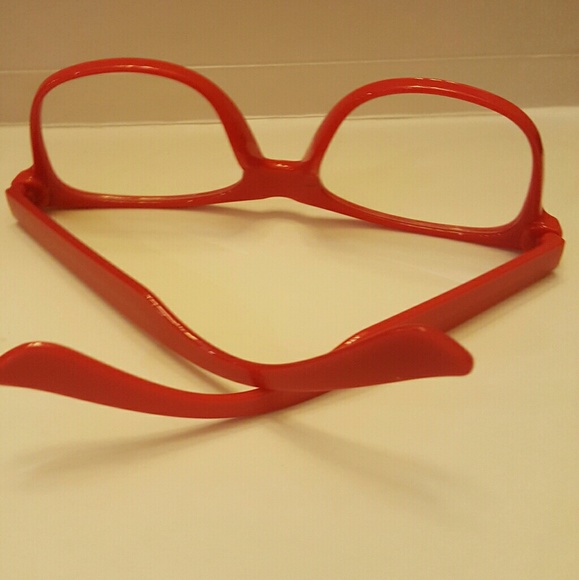 FUN RED FASHION GLASSES NOT RX Available - Picture 3 of 4